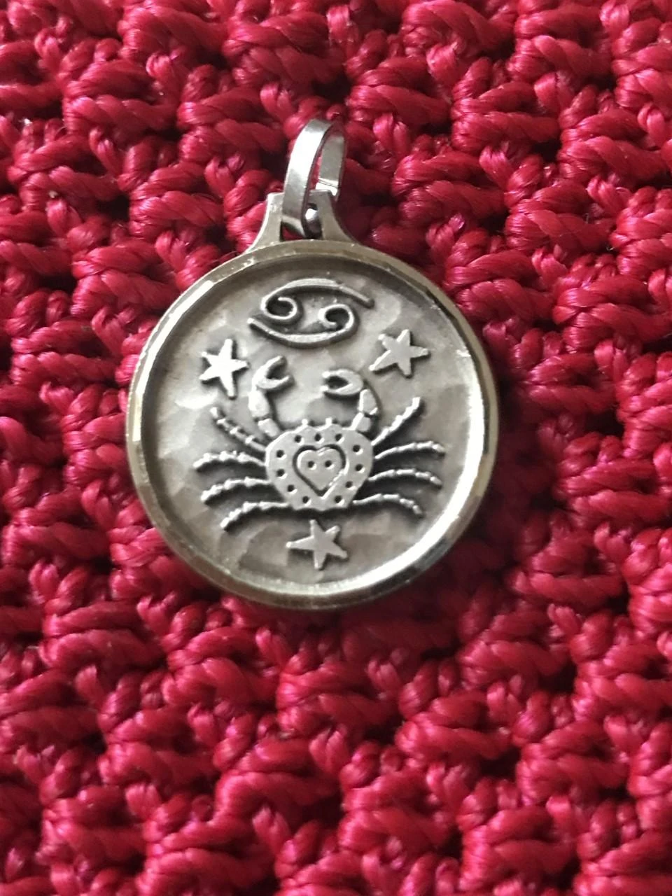 Médaille pendentif pendant colgante hanger siogairlin pingente anhanger Cancer – photo 2